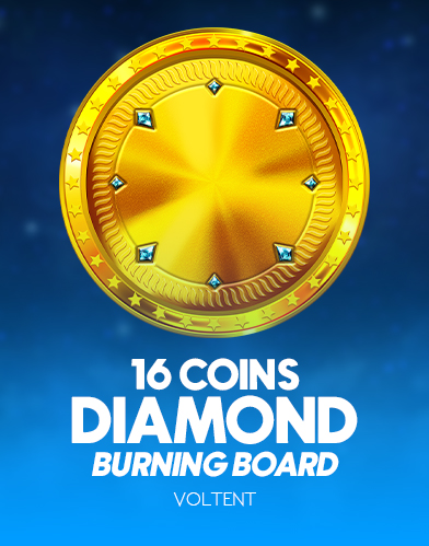 16 Coins Diamond Burning Board