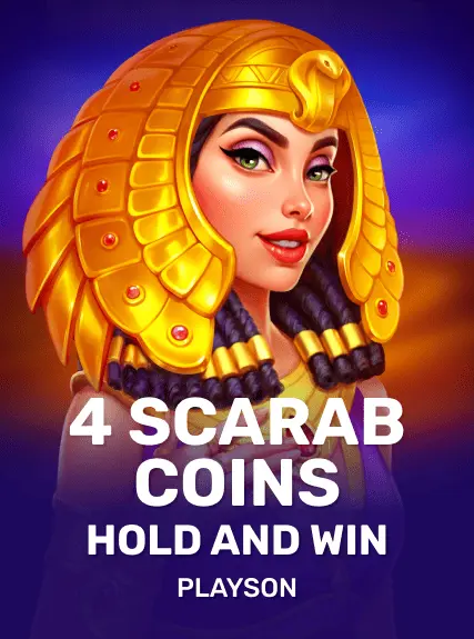 4 Scarab Coins: Hold and Win slot