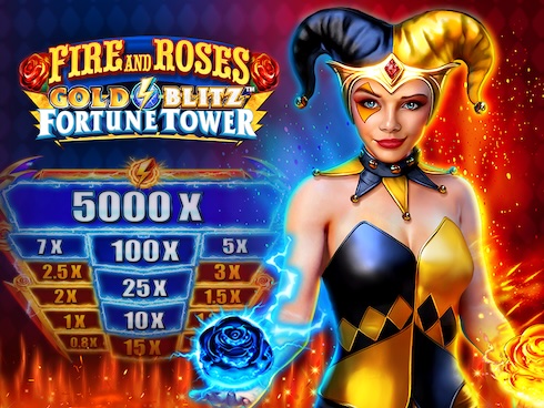 Fire and Roses Gold Blitz Fortune Tower slot