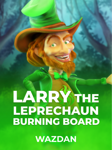 Larry the Leprechaun Burning Board slot